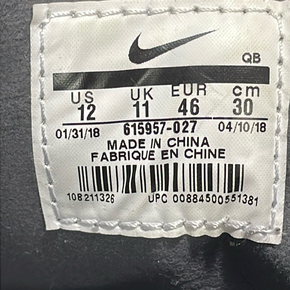 Nike ZOOM STEFAN JANOSKI Canvas Grey Skate Shoes. Style 615957-027 Men's Size 12 - Picture 10 of 10